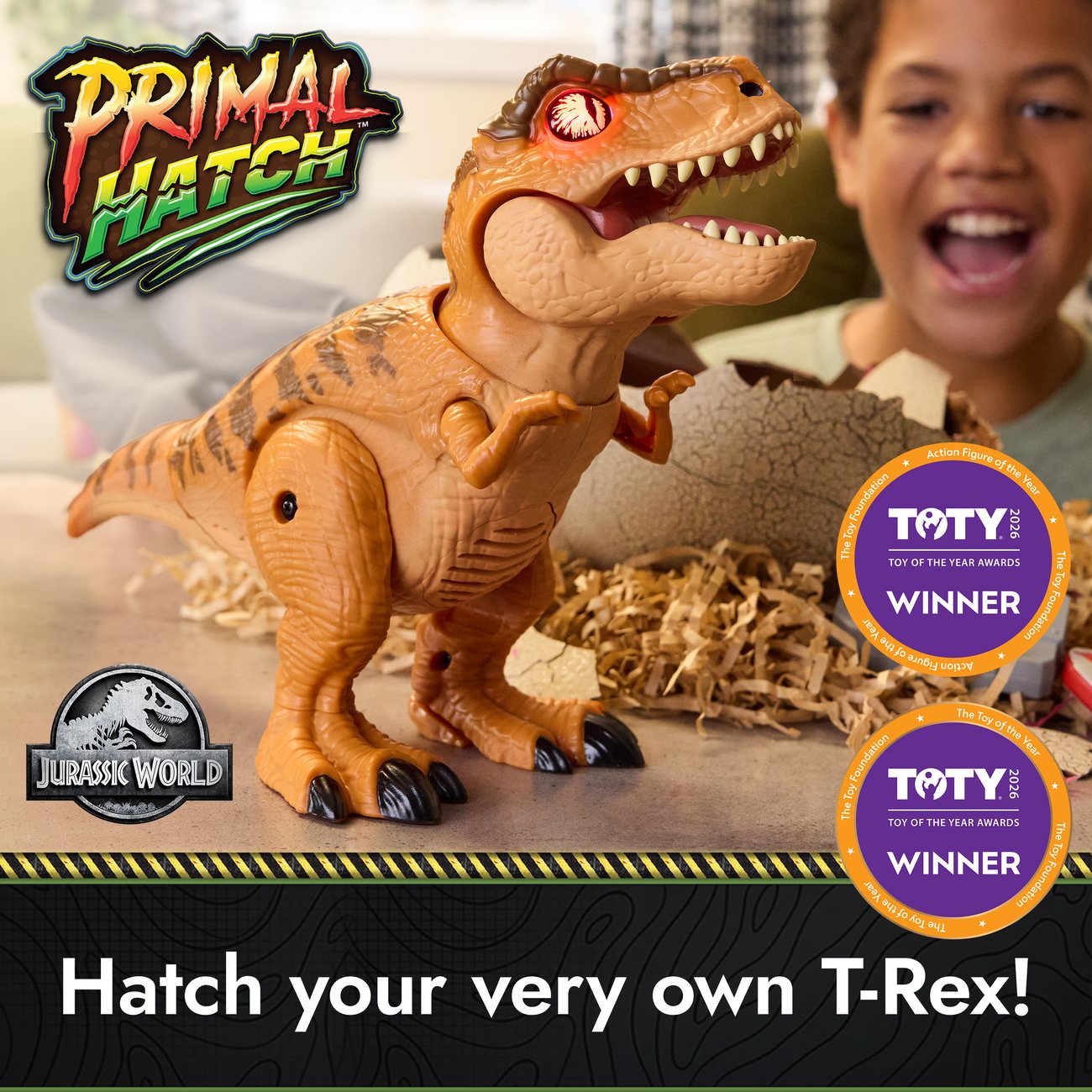 Jurassic World T-Rex — Primal Hatch