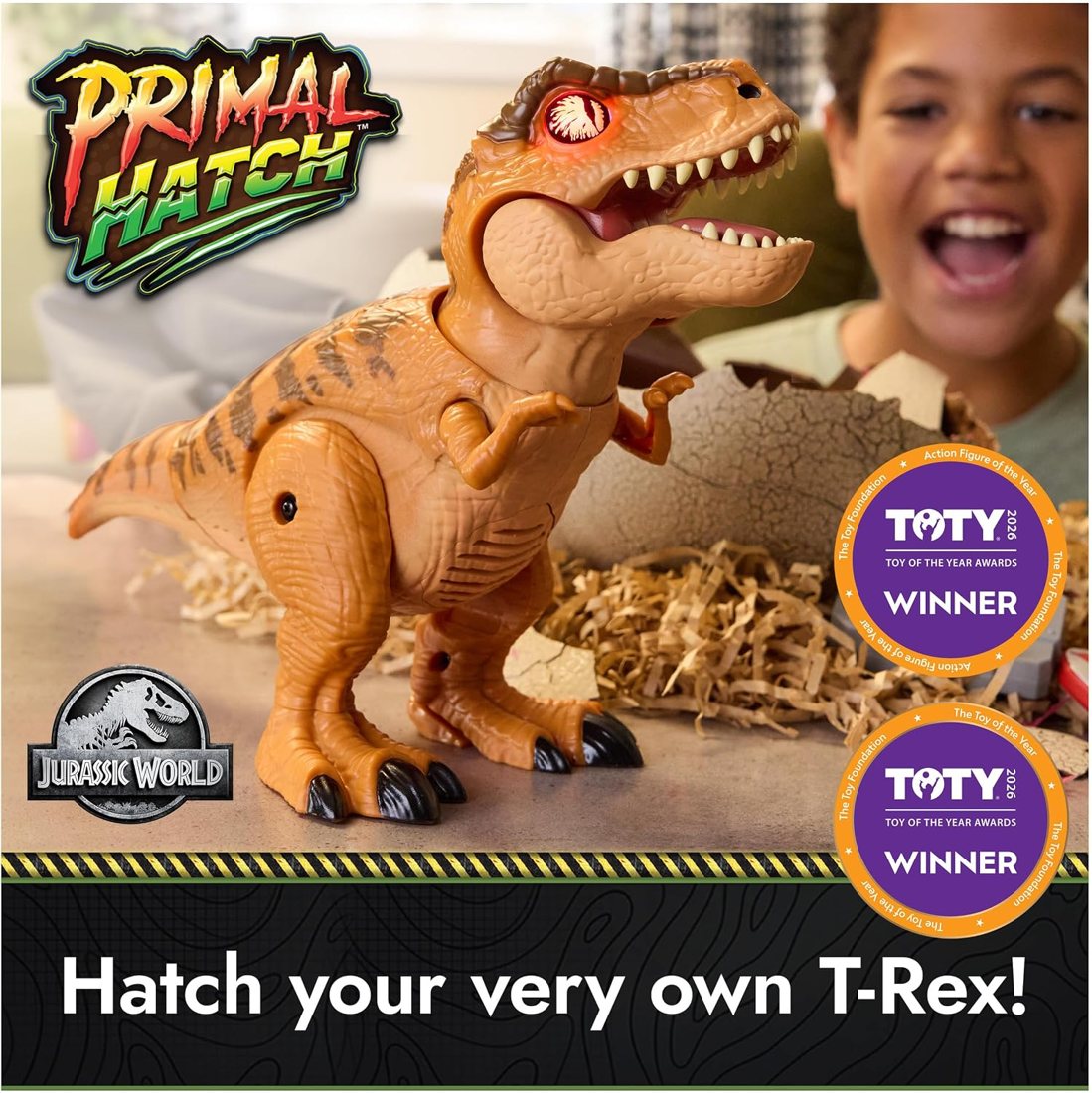 Primal Hatch Jurassic World T-Rex Hatching Egg — photo 2
